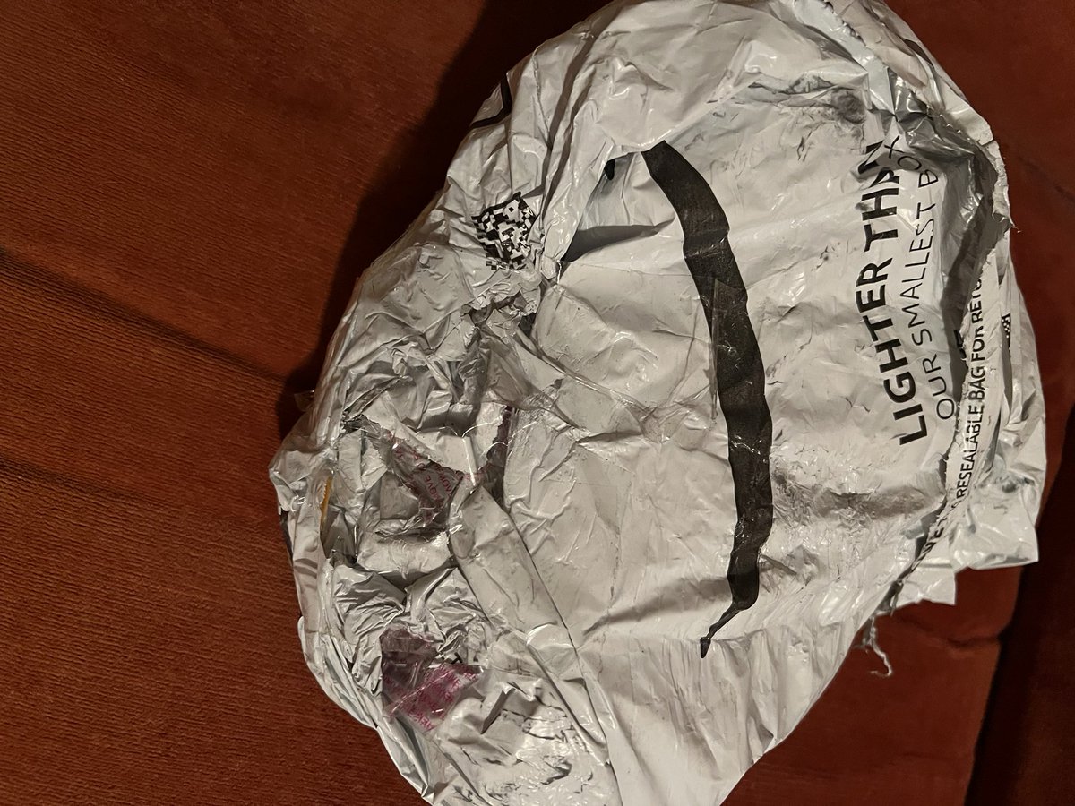 Cooper_Lechat's tweet photo. @UPS from small town Montana- is there a problem at the Butte UPS facility? This pkg condition is becoming common… https://t.co/bJNaRyt9hM
