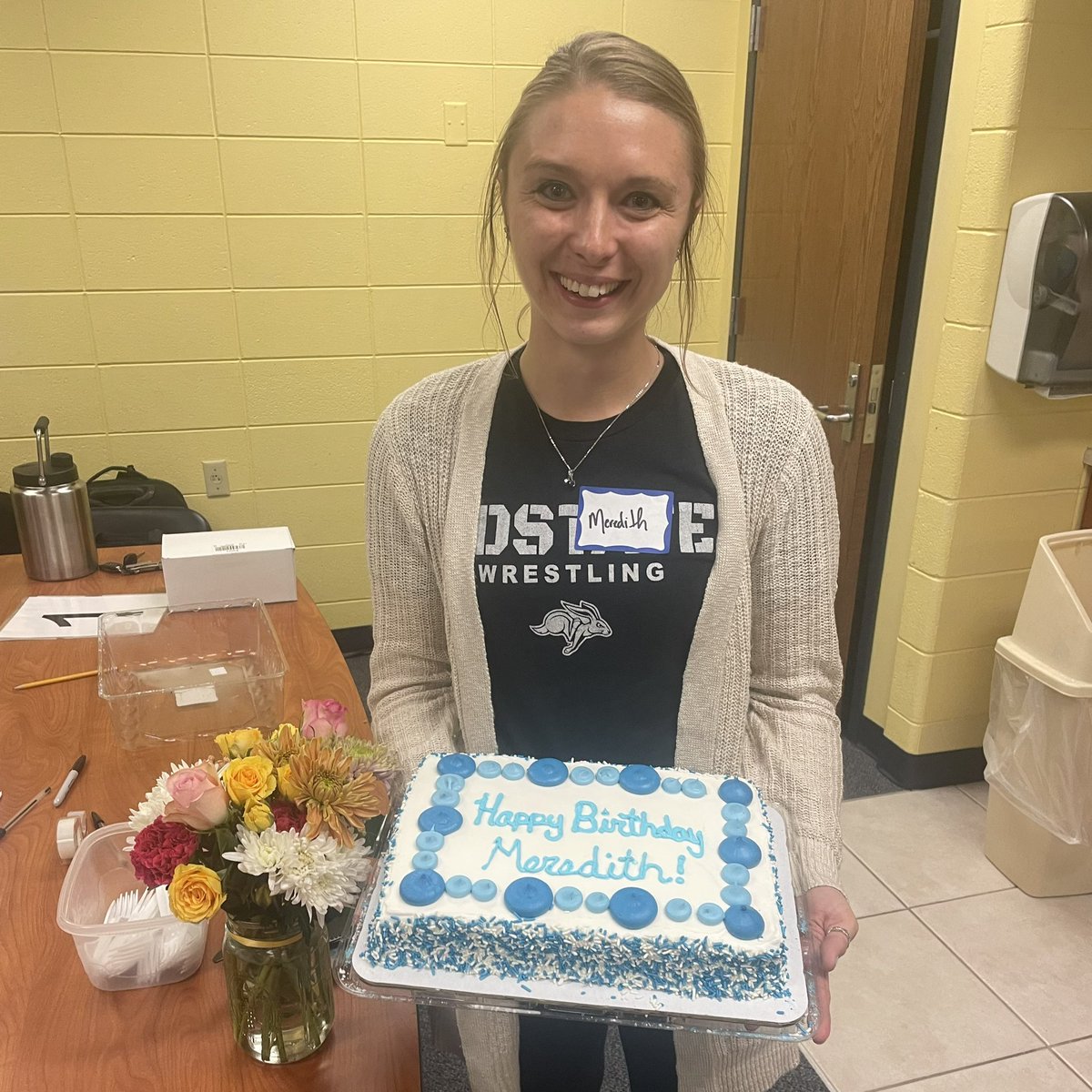 SuessMeredith's tweet photo. Thank you everyone for the birthday wishes yesterday you definitely know how to make a girl feel special! It was a great day of celebrating with friends and my wrestling family!! 🎂 https://t.co/NQgiMCbrj9