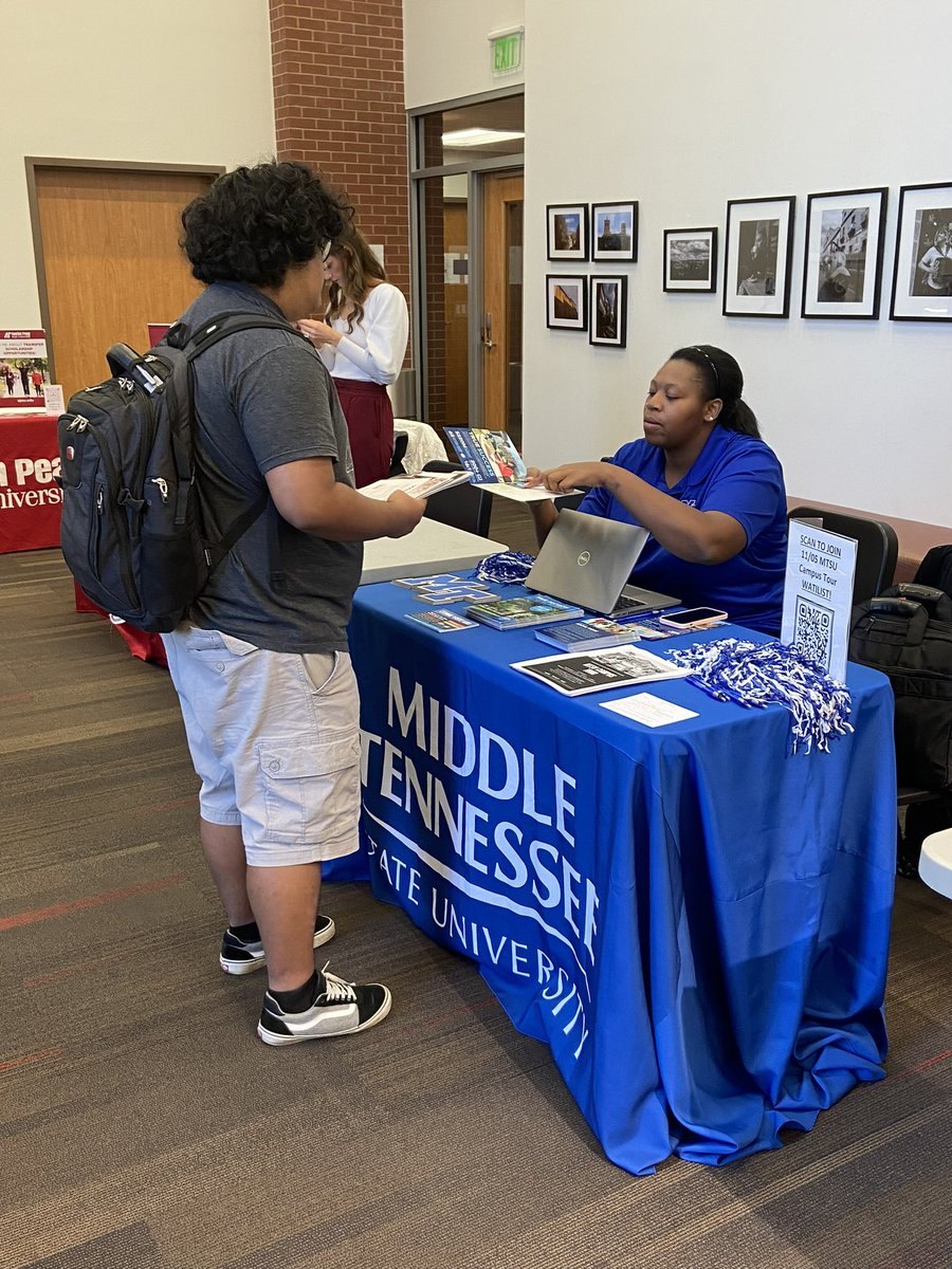 NashvilleState's tweet image. Transfer Day at the White Bridge campus is underway. Staff from 4-year universities are on hand to talk with Nashville State students who plan on graduating and transferring to earn a bachelor’s degree. 

#NashvilleState #TransferPathways #AssociateToBachelor #TransferAsAJunior