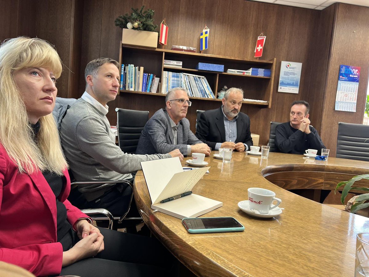 MFKosovo's tweet photo. A workshop and a study tour in Zagreb District Heating company today by the members of combined team of Termokos DH, MFK experts, supervising company from Bulgaria and the Croatian/Kosovar implementing companies. #PrishtinaHeatsave continuing installations of meters next months! https://t.co/aGwOEDQVgE