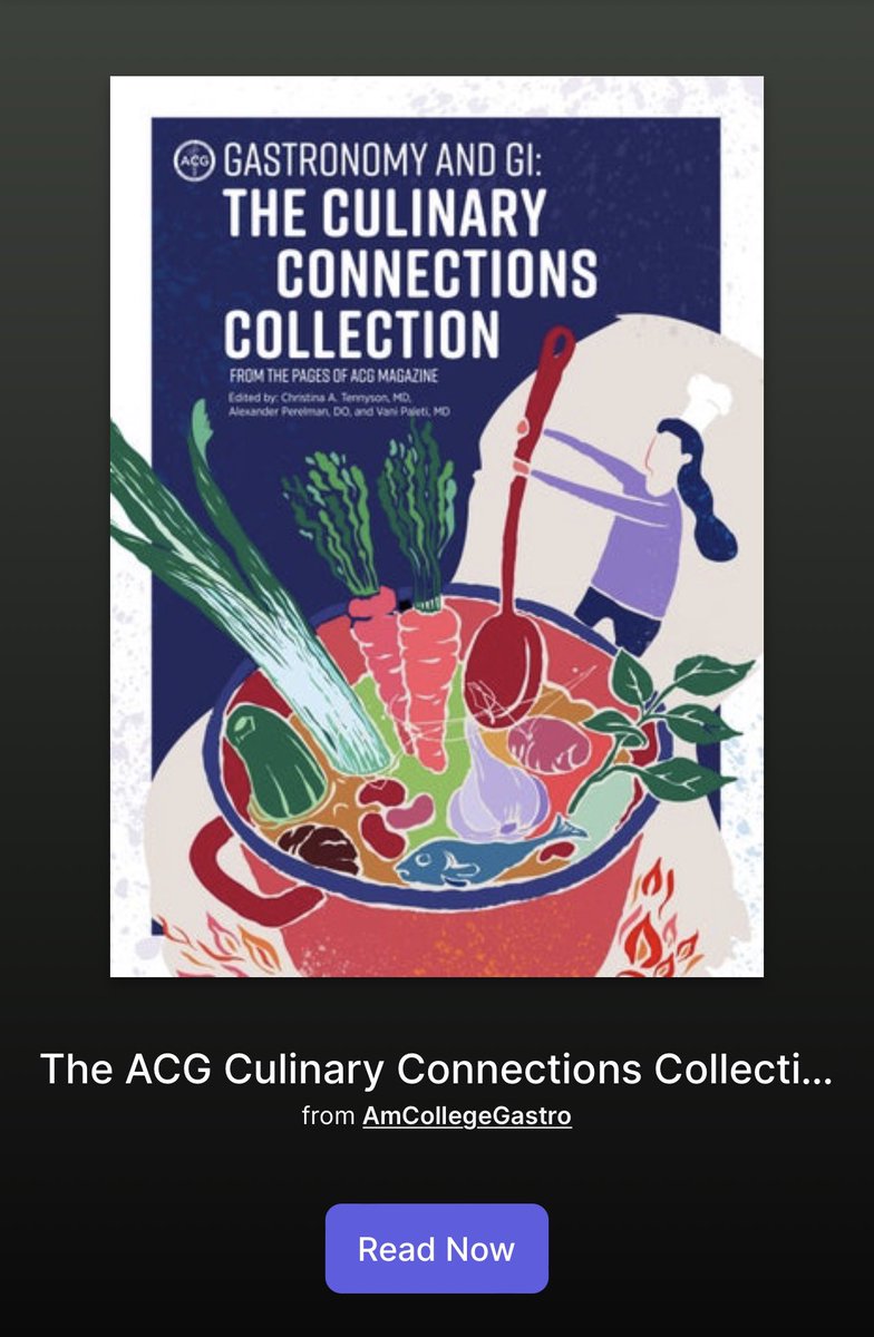 Check out new e-book of #culinaryconnections recipes from #acgfoodies 

Just in time for #thanksgiving 👇🏾to try out 

💙 #healthyrecipies 
💙 #gastroenterologist approved🥰
💙 #culturally diverse 
💙 #delicious 
💙 #plantforward 

issuu.com/amcollegegastr…