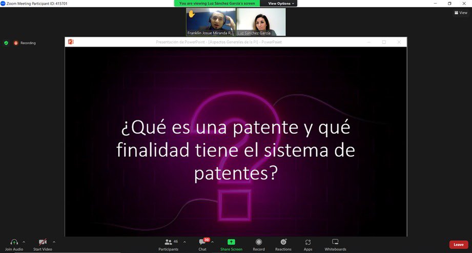 SvLizama's tweet image. Lanzamiento de nuestro Programa de Capacidades para el Sector Tecnológico donde se vincularán las Nuevas Tecnologías con la PI, curso abierto organizado con el apoyo de la Academia de la @WIPO @CNRSV @c_trigueros #EPISV #CATI