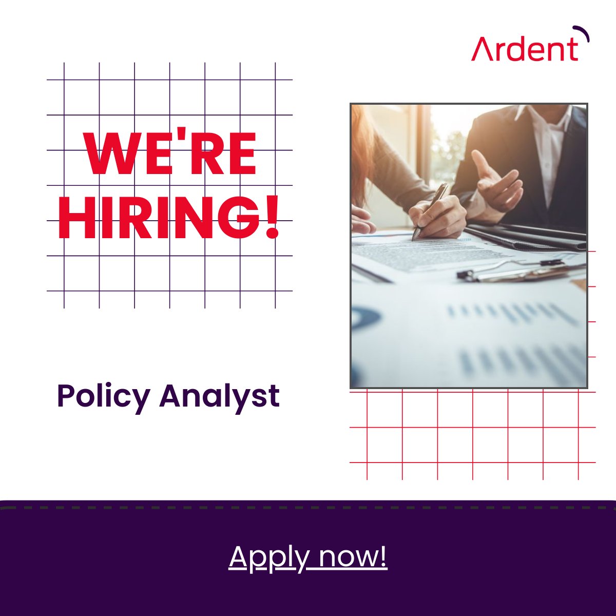 Ardent is seeking a Policy Analyst who will gather and analyze information to assist in the planning, development, and interpretation of government, agency or industry policies and guidance for The President's Management Agenda (PMA). Join us! lnkd.in/dM2ZsPHq