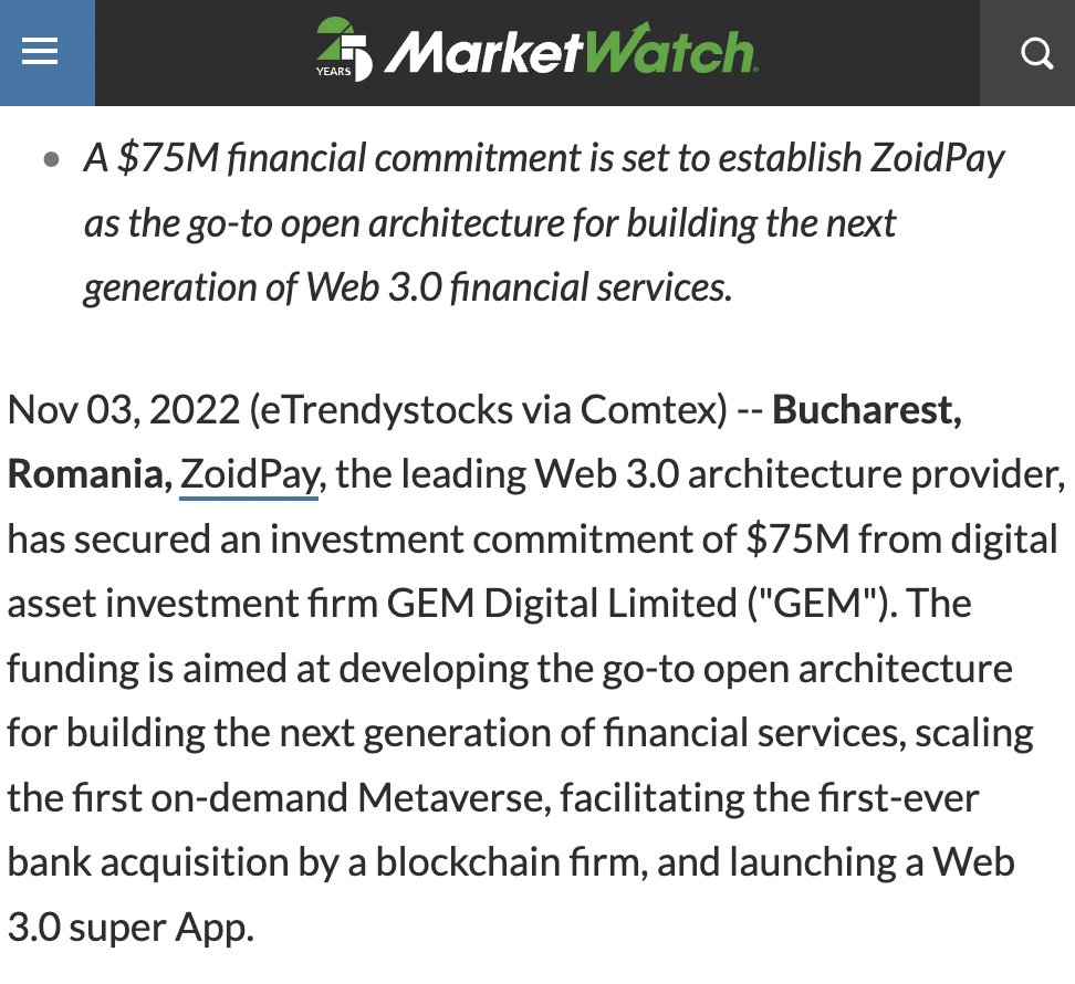 Anotherapp_io's tweet image. 🔥 Find us across leading publications globally 🌊🌊🌊

@AP 

@MarketWatch  

@Benzinga 

@digitaljournal 

And that's only a few. Check the 🧵 for the links

$ZPAY $EGLD

LIKE + RT 🎁