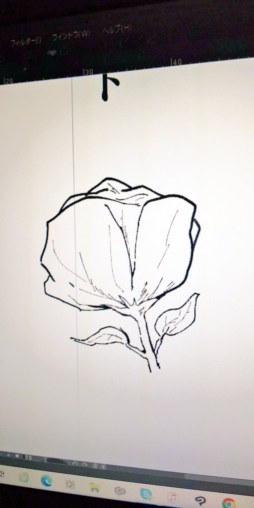 「これは花描いたら使用済みティッシュになった奴 」|しるこサンドのイラスト