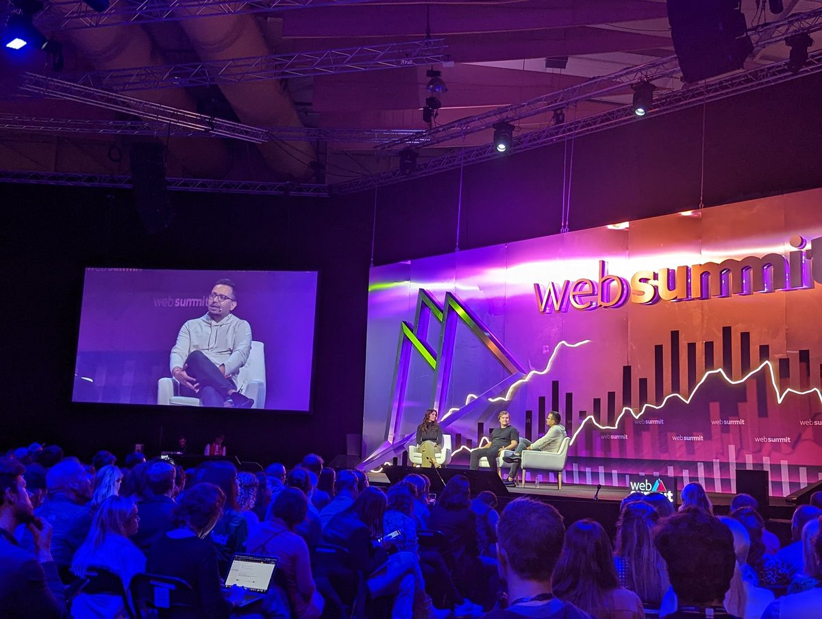 luisjborges's tweet photo. Prediction in 10 years: 

"200% Web3... Your efforts and the value you create in social media moves with you..."

Some words from Polygon founder @sandeepnailwal talking about "will Web3 make or break social media"

#WebSummit2022 https://t.co/fnbqHVML9f