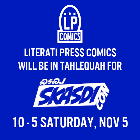literatipress's tweet photo. Osiyo, Tahlequah!
We're excited to be going to the inaugural #SkasdiCon this Saturday!
@tvlijacob, co-creator and co-writer of #RezDetectives will be there to sign copies of the book!
Join us and a ton of other wonderful creators at the NSU University Center Ballroom from 10-5! https://t.co/i5PYj5RvuS
