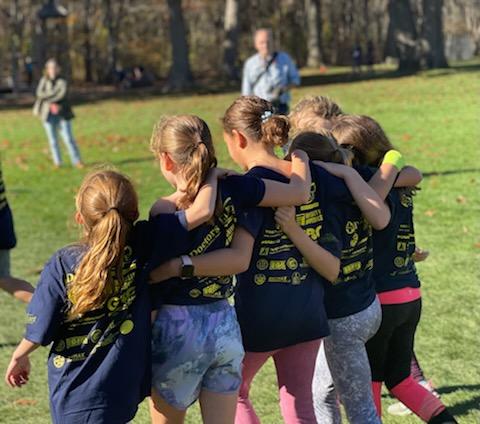 Hanaford Elementary PTG exceeded their fundraising goal with the Fun Run yesterday!  My daughter (center) had a great time and was invested in helping her school community!