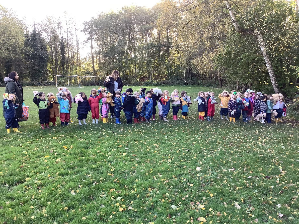 Nursery brought their own bears to school today to enhance our learning about Goldilocks and the 3 Bears. The children sorted the bears by size this morning and took them on a Teddy Bear’s picnic this afternoon to the secret woods! <a href="/BrookburnP/">Brookburn Primary</a>