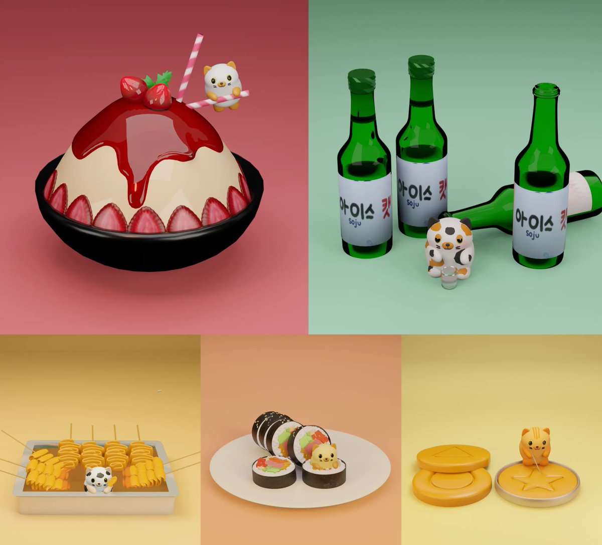 NEW drop‼️ available on @ParasHQ  กลับมาแล้วค่าาา มาพร้อมน้องๆนั่งก๊งเป็นเพื่อน เซตอาหารเกาหลีดรอปสุดท้าย หรืออยากจะไปเดินชมร้านก่อนก็ได้นะ ยินดีต้อนรับค่าาา  👉 paras.id/collection/ice…
#NFTCommunity #nftcollectors #nftdrop