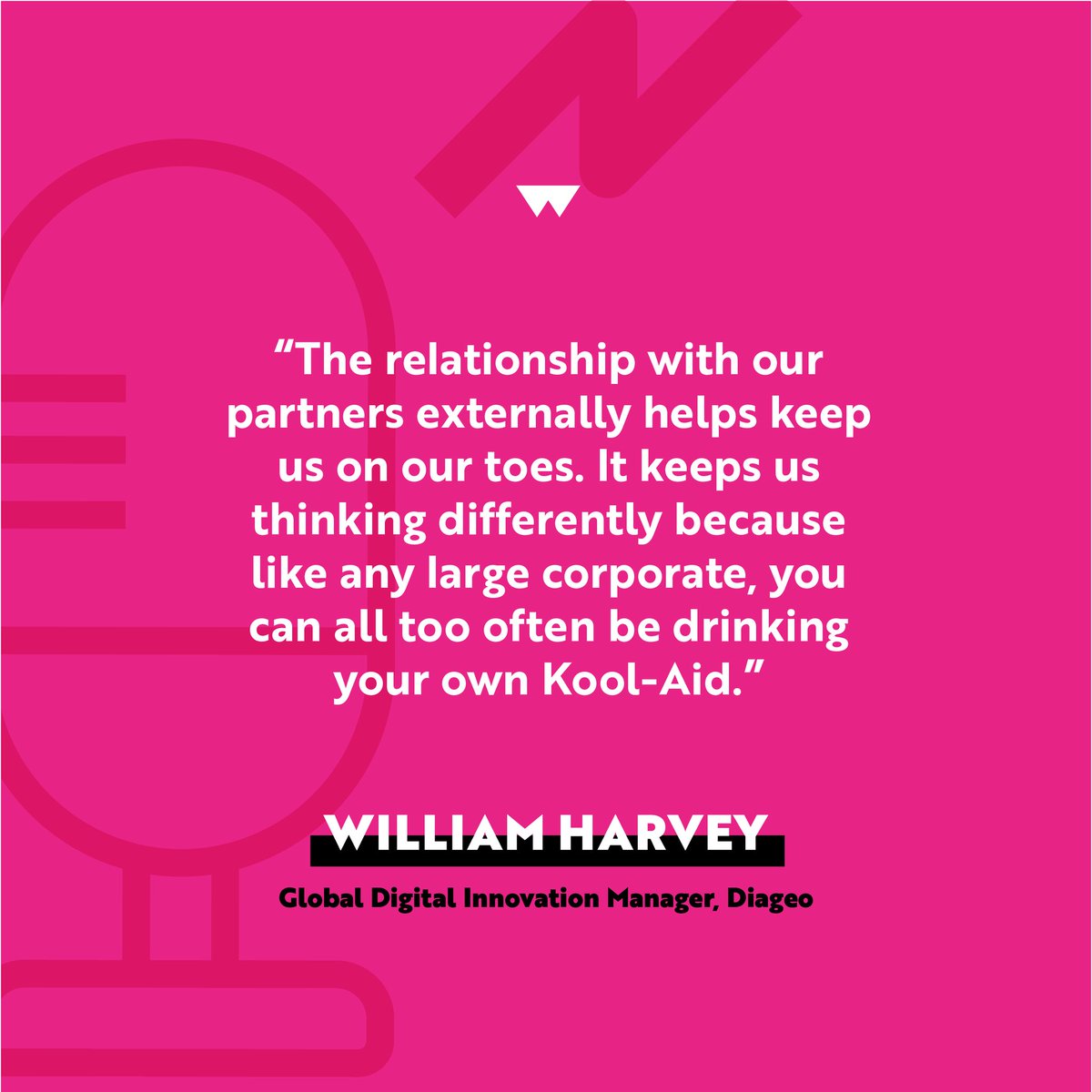 Find out how to take an idea to the next level and really stand out from <a href="/WilliamEdHarvey/">Will Harvey</a>, Global Digital Innovation Manager at <a href="/DiageoGB/">Diageo GB</a>, on the latest episode of the #wonderfulpeoplepodcast
bit.ly/3DNGild

#innovation #digital #digitalinnovation #collaboration #agency