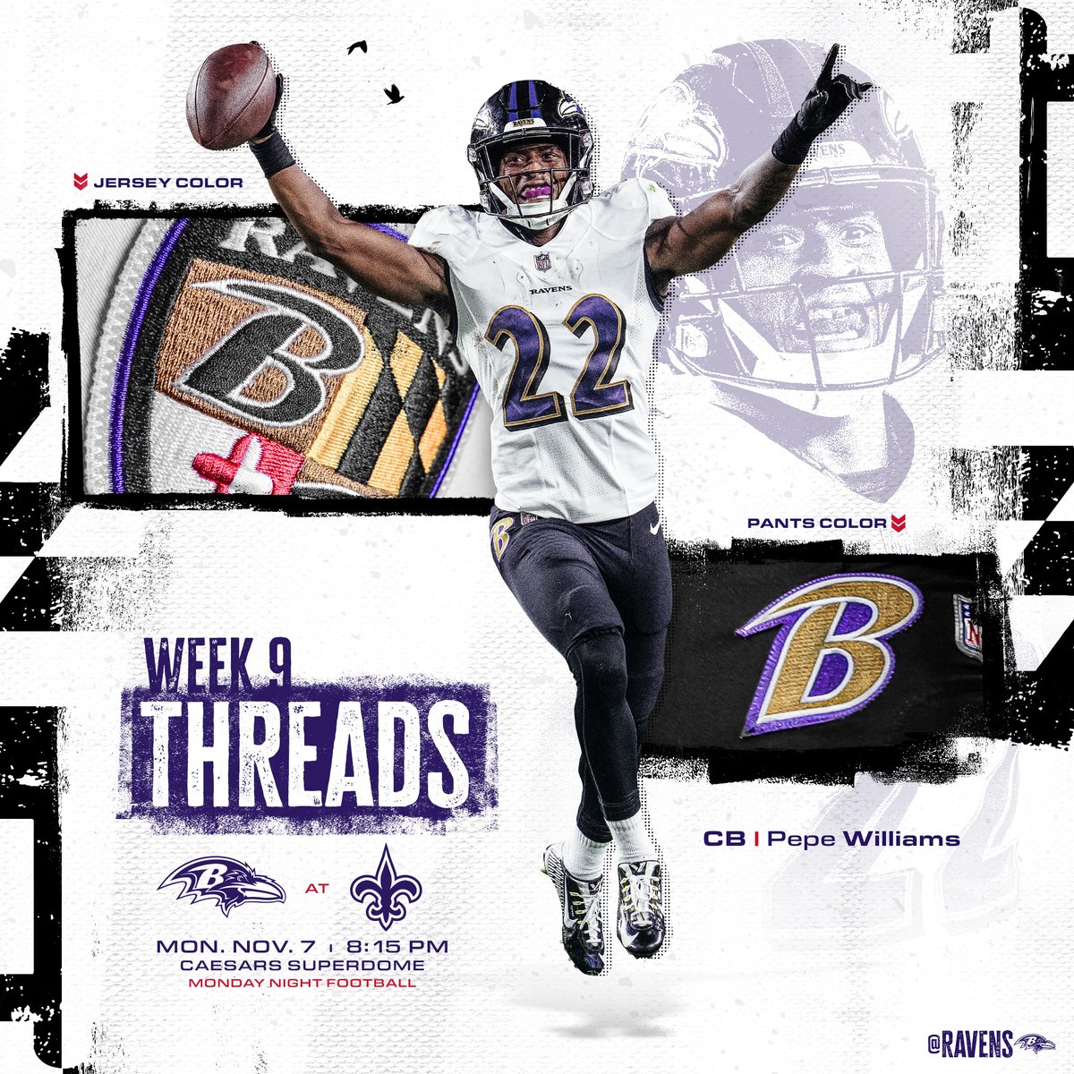 Ravens's tweet photo. When the Ravens come marching in... https://t.co/3BYLDD7wfk