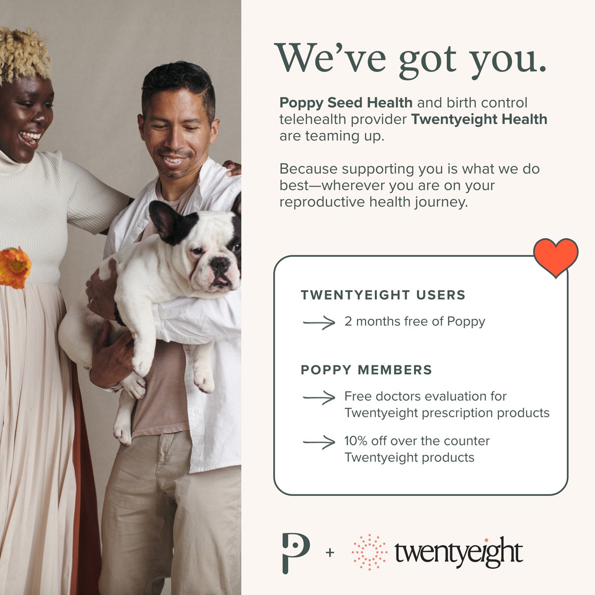Twentyeight Health (@twenty8health) on Twitter photo Find the right birth control for you, especially when your body is changing. You deserve access to effective and affordable birth control with emotional and informational support along the way. Twentyeight Health and <a href="/poppyseedhealth/">Poppy Seed Health</a> are here to support you through it all. Find the right birth control for you, especially when your body is changing. You deserve access to effective and affordable birth control with emotional and informational support along the way. Twentyeight Health and <a href="/poppyseedhealth/">Poppy Seed Health</a> are here to support you through it all.