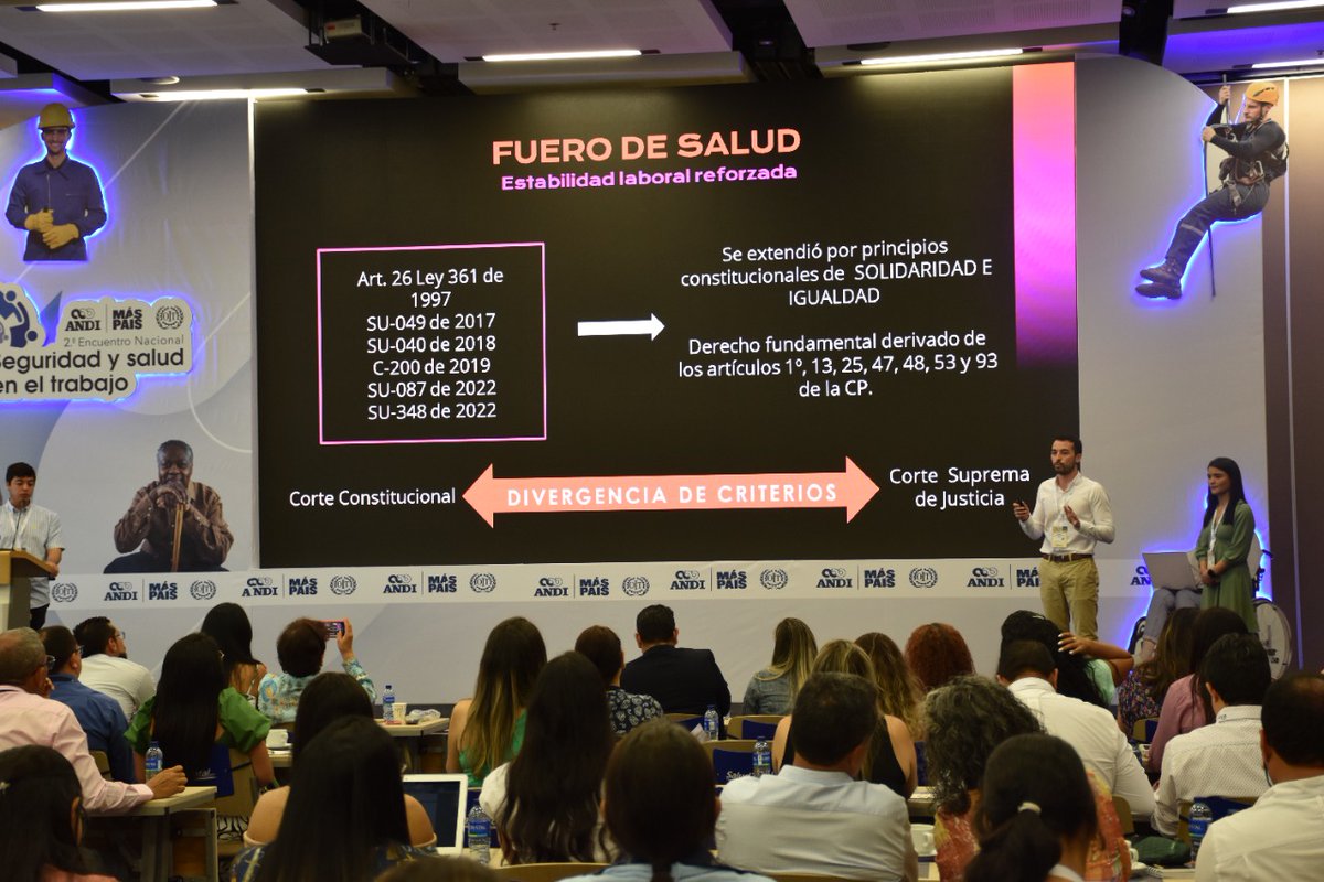 ANDI_Colombia's tweet photo. 3,4% de costo adicional sobre el salario de cada trabajador tuvo que pagar una empresa por asuntos relacionados con el ausentismo laboral (porcentaje del salario). Ello se suma a la abultada carga extrasalarial que deben asumir los empleadores, destaca el CESLA.
#SSTANDI https://t.co/JAhUIkekcV