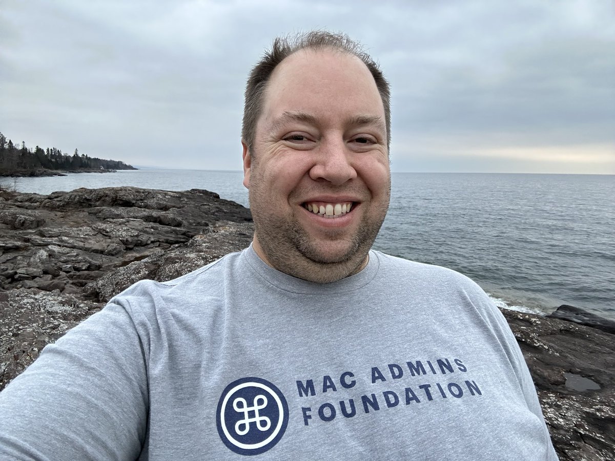 MAC admin-ing from the shores of Lake Superior! #onlyInMN @MacAdmFound