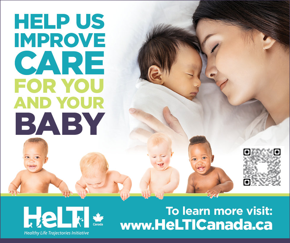 Researchers at the University of Toronto and the Hospital for Sick Children are conducting an innovative preconception trial to prevent child obesity. Please share with pregnancy-planning families across Canada. HeLTICanada.com