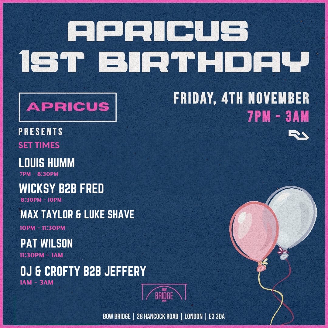 SET TIMES FOR TOMORROW 🥳