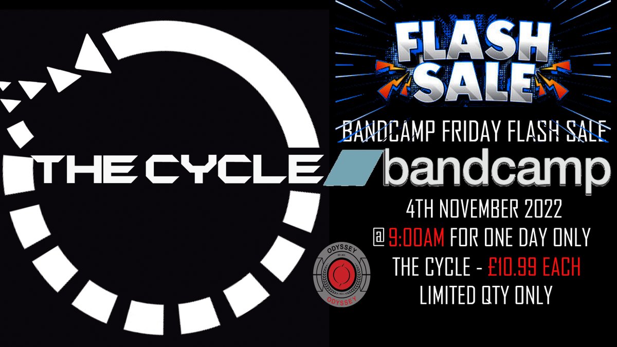 BANDCAMP FRIDAY FLASH SALE - One day only Limited Qty - £10.99 Live @ 9:00am. Odyssey Recordings Bandcamp - @SidNarOdyssey <a href="/DJ_SLAMDUNK/">Dj Slamdunk</a> <a href="/tidal003/">TIDΛL ❄️</a> <a href="/Liquidsoundzuk/">Liquidsoundzuk 👽</a> @Odysseymusicbox @axoworldwide @bandcamp #bandcamp #vinyl #flashsale #bandcampfriday #drumandbass