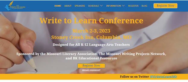 Wrtie to learn registration is now open! Please share with friends. @WritetoLearnMO #WTLMO web.cvent.com/event/62fe5b66…