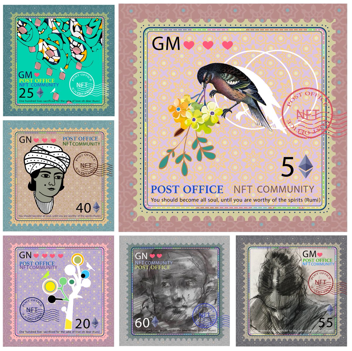 MohammadRnft's tweet image. Postage stamp is an excuse to be a messenger of peace, love and friendship in the NFT world. Hoping for a beautiful world away from any war, enmity and malice

✅Reserve :0.07
 
🔴foundation.app/@mohammadRnft/…

#Nft #NFTs