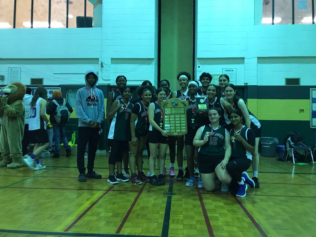 North Region Champions! Congratulations Agincourt senior girls basketball team!
