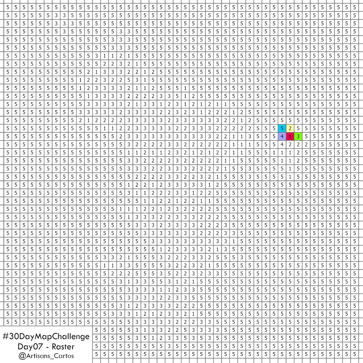 Artisans_Cartos's tweet photo. A candy for whover finds this territory 😃
#ColoringMap
1⃣ = 🔴
2⃣ = 🟡
3⃣ = 🟢
4⃣ = 🟣
5⃣ = 🔵
#30DayMapChallenge #Day07_Raster https://t.co/4Ci6tla5t7