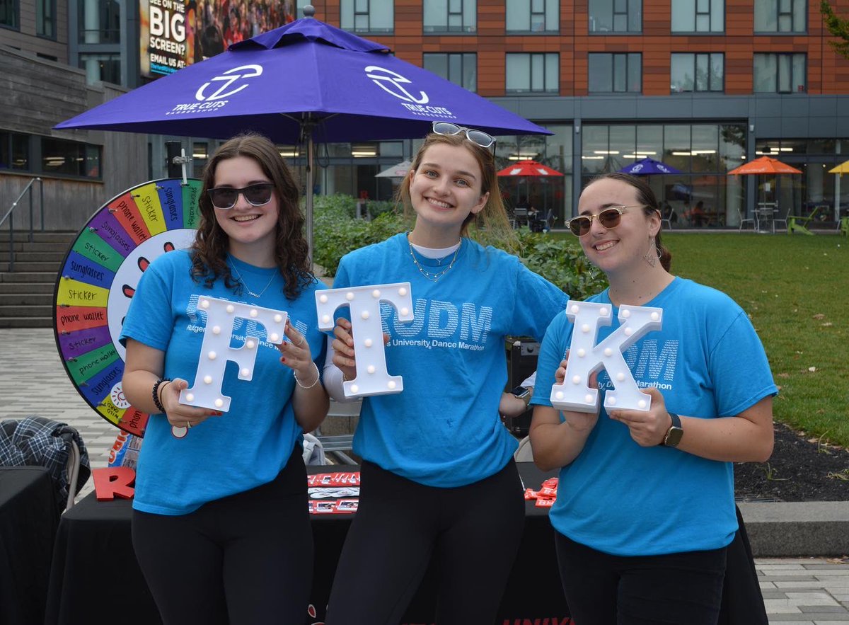 RUDanceMarathon's tweet photo. We had so much fun at FTK Day last week! 129 Days until RUDM 2023! ❤️🔆 https://t.co/gjmtIQsduB