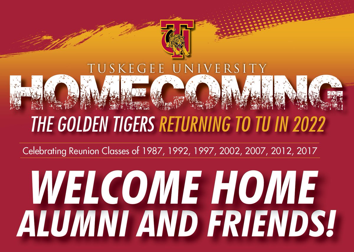 Tuskegee University is excited to welcome alumni and community friends back to campus this year with an in-person Homecoming. Read more here:tuskegee.edu/homecoming #OneTuskegee #TUHC22