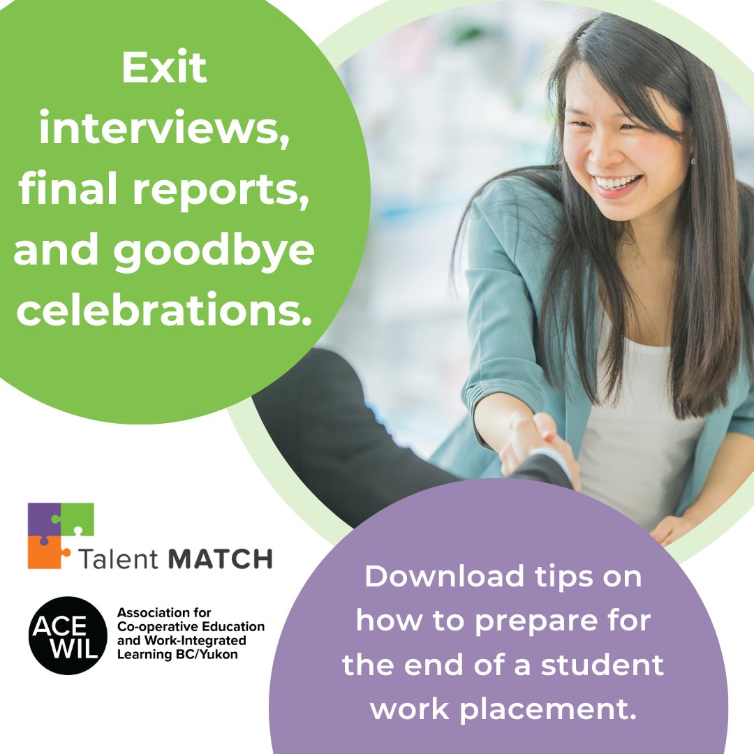 AllianceArts's tweet image. Minimize the risk and increase the opportunity by making sure you have an offboarding plan in place for when your student finishes their work contract. 

Use this resource from #TalentMATCH to create your plan: 

acewilbc.ca/resource-libra… #offboarding #HireAStudent