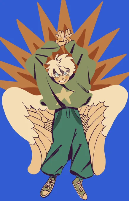 my crazy boy I drew for a charm 