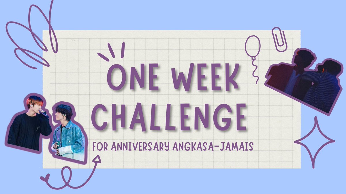 kimthyng_'s tweet image. ⠀⠀⠀⠀❝ONE WEEK CHALLENGE❞
For Anniversary with @jamaisjeon_
