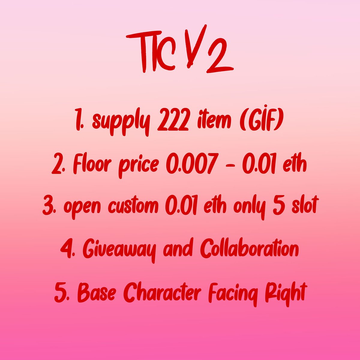 TThisischicken's tweet image. HELLO EVERYONE 🤩🐔
TIC V2 HAS STARTED !, 
here's a roadmap and holder benefits for TIC V2, for our drop schedule starting tomorrow with 3-5 items per drop, thankyou for the big support YOU ALL ARE AMAZING 🤩🐔
@SharpexLab @LeoneSpek @GhostwareNFT @DOCofNFT 
#NFTCommuinity #NFTs