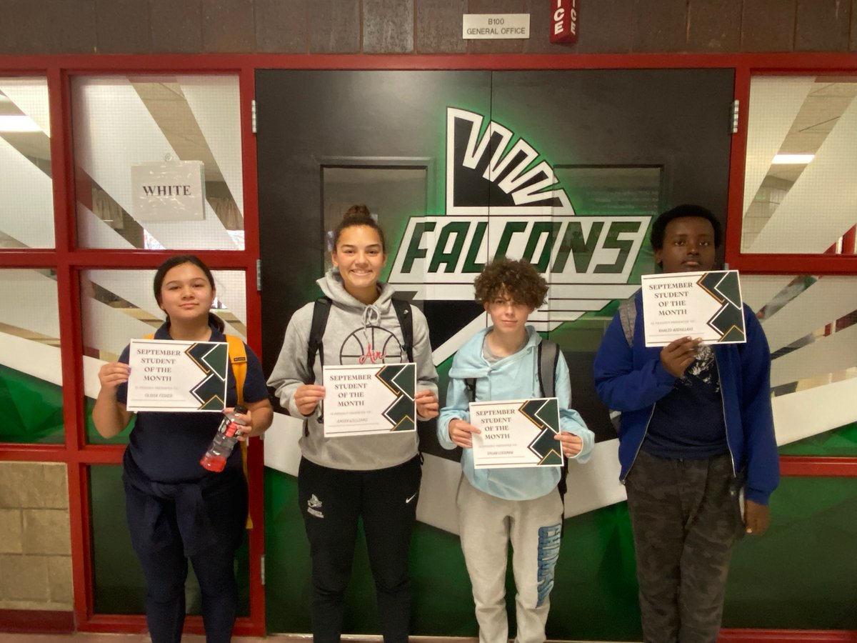 It's a great day to be recognized for being great!  Celebrating our students of the month!! Congratulations, we appreciate you all!!! #wearefaribault