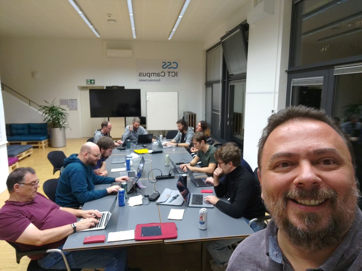 @McPringle@fosstodon.org (@mcpringle) on Twitter photo Wow, what an amazing #Hackergarten in Lucerne today with @reinhapa@mastodon.social, @romix@mastodon.green, and many more working on three #opensource projects with #Java, #Go, and #Linux. Sponsored by @CSSWeDoIT@mastodon.social Wow, what an amazing #Hackergarten in Lucerne today with @reinhapa@mastodon.social, @romix@mastodon.green, and many more working on three #opensource projects with #Java, #Go, and #Linux. Sponsored by @CSSWeDoIT@mastodon.social