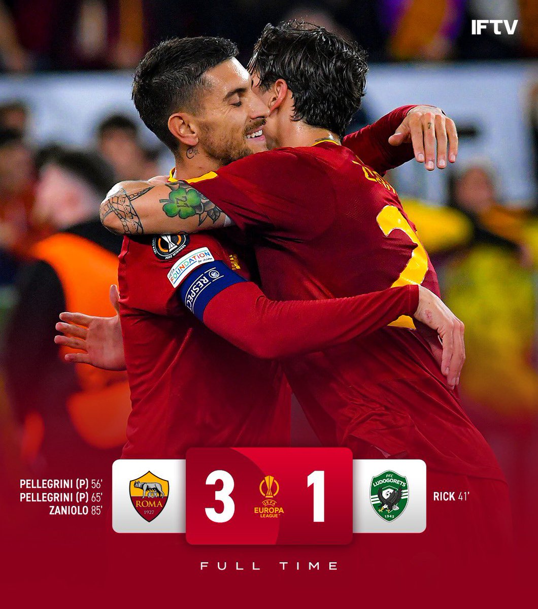 PFC Ludogorets Razgrad vs. A.S. Roma: Lineups & Match Thread