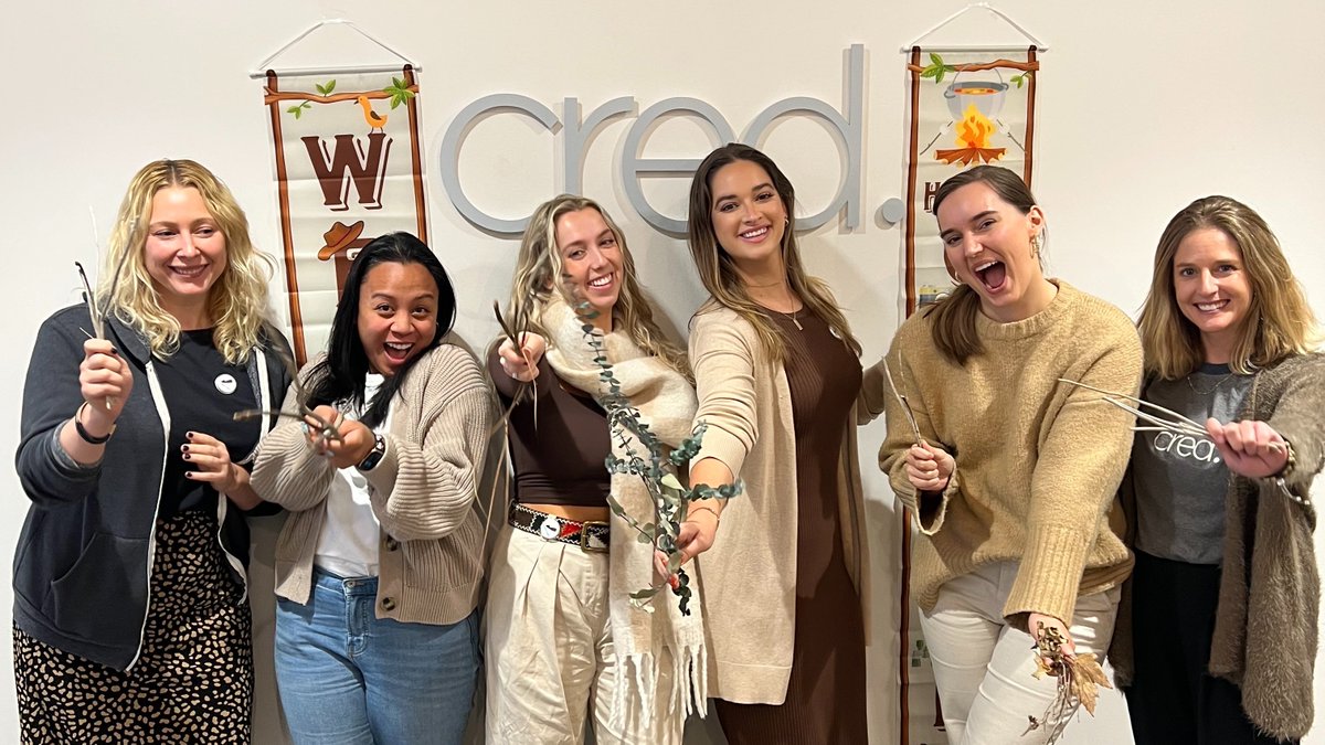 The #credOffsite is one of my favorite events of the year! This year's theme: #credCamp. We are in four teams competing for the win. Here is team Eagle, the fiercest of them all. <a href="/cred_sf/">cred.</a> #letsdothis