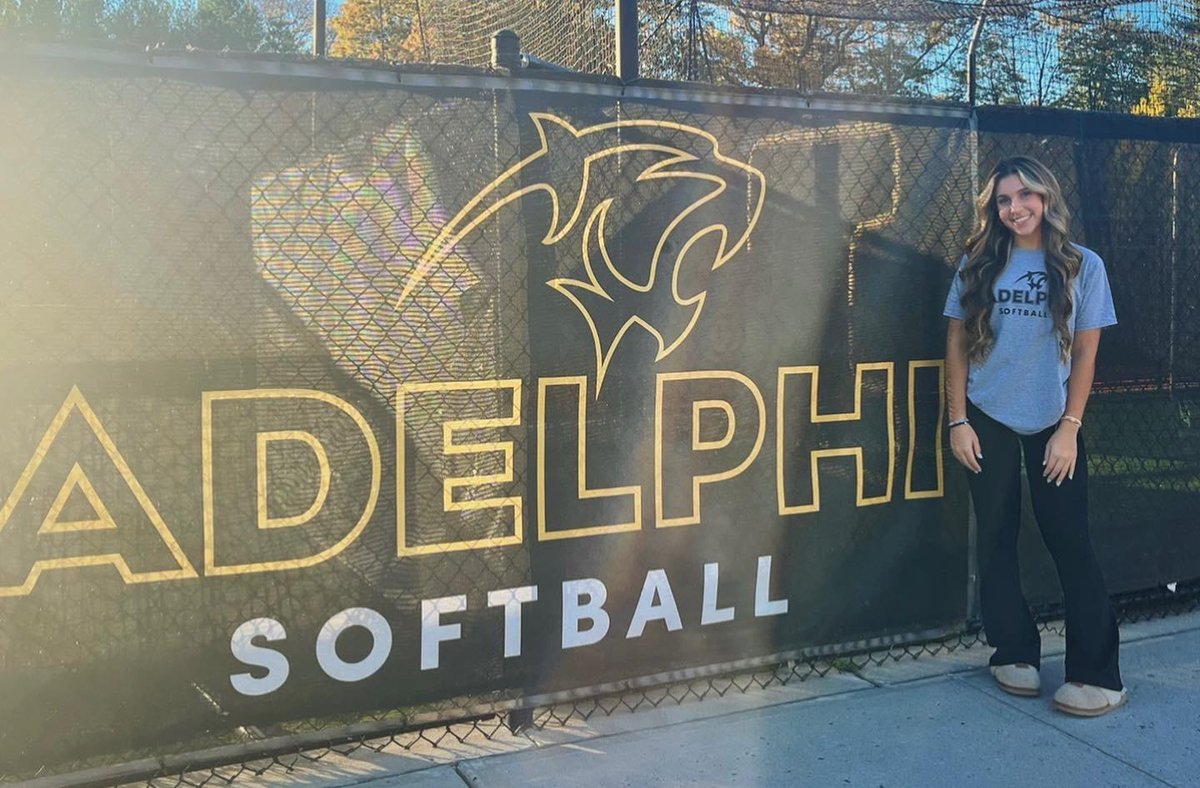 JennaBielski's tweet photo. After surgeries and lots of blood, sweat and tears, I am so excited to announce my commitment to continue my softball career and education at Adelphi University! Thank you to my parents, coaches, doctors and everyone that supported me! Roll Panthers! https://t.co/Fvmqck5xHY
