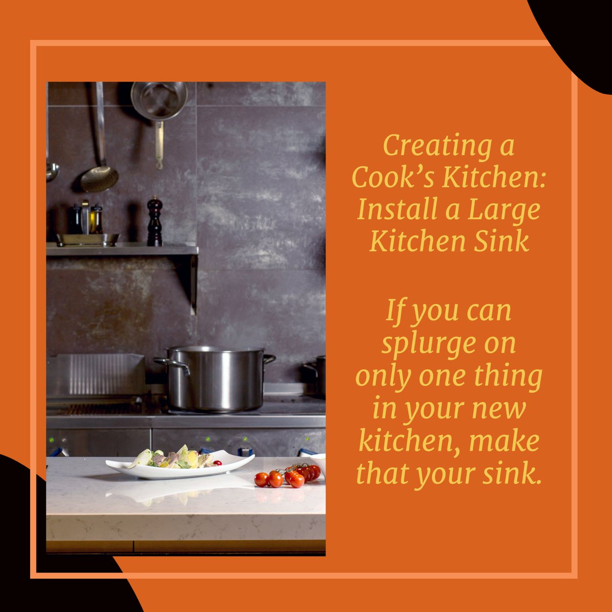 AnneKoons's tweet image. The bigger the sink, the easier it will be to do all your prep and clean up after. Choose a single vessel sink rather than having it split into two sections. #Kitchen #CooksKitchen #GourmetKitchen #HomeDesign #Homeowner #RealEstate
