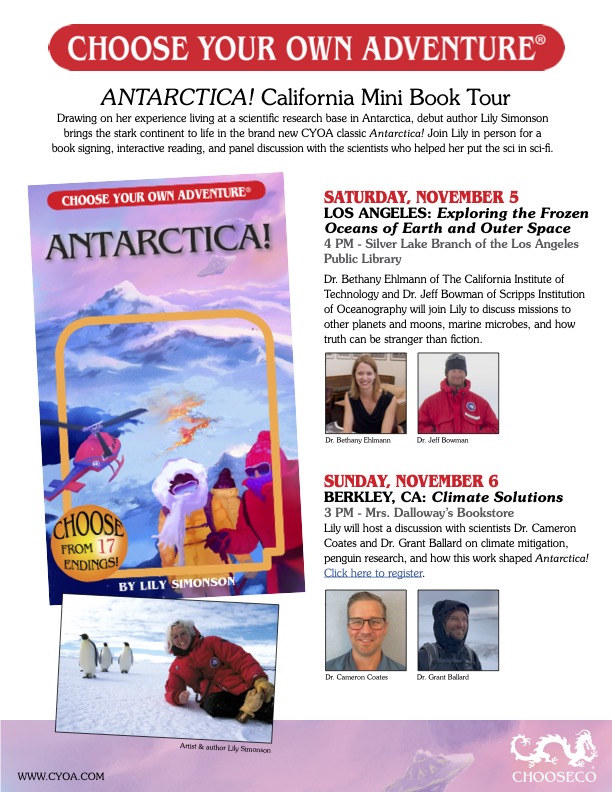 TuftedTwitmouse's tweet photo. LA is the first stop on my EPIC two-stop book tour!!!! :p (second stop is Berkeley Nov 6! #lifeontheroad :p) 
@chooseadventure https://t.co/suAsVPjnlQ