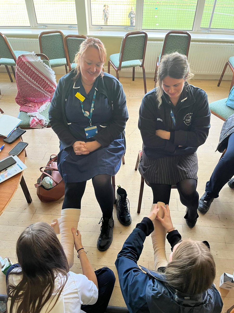 Smiles all round at day 2 of our leg ulcer course! After a day of theory yesterday, todays focus was the practical skills. Hands on experience helps us understand how our patients feel with bandaging in place! Lots of motivation and passion for improvement evident today! 🙌