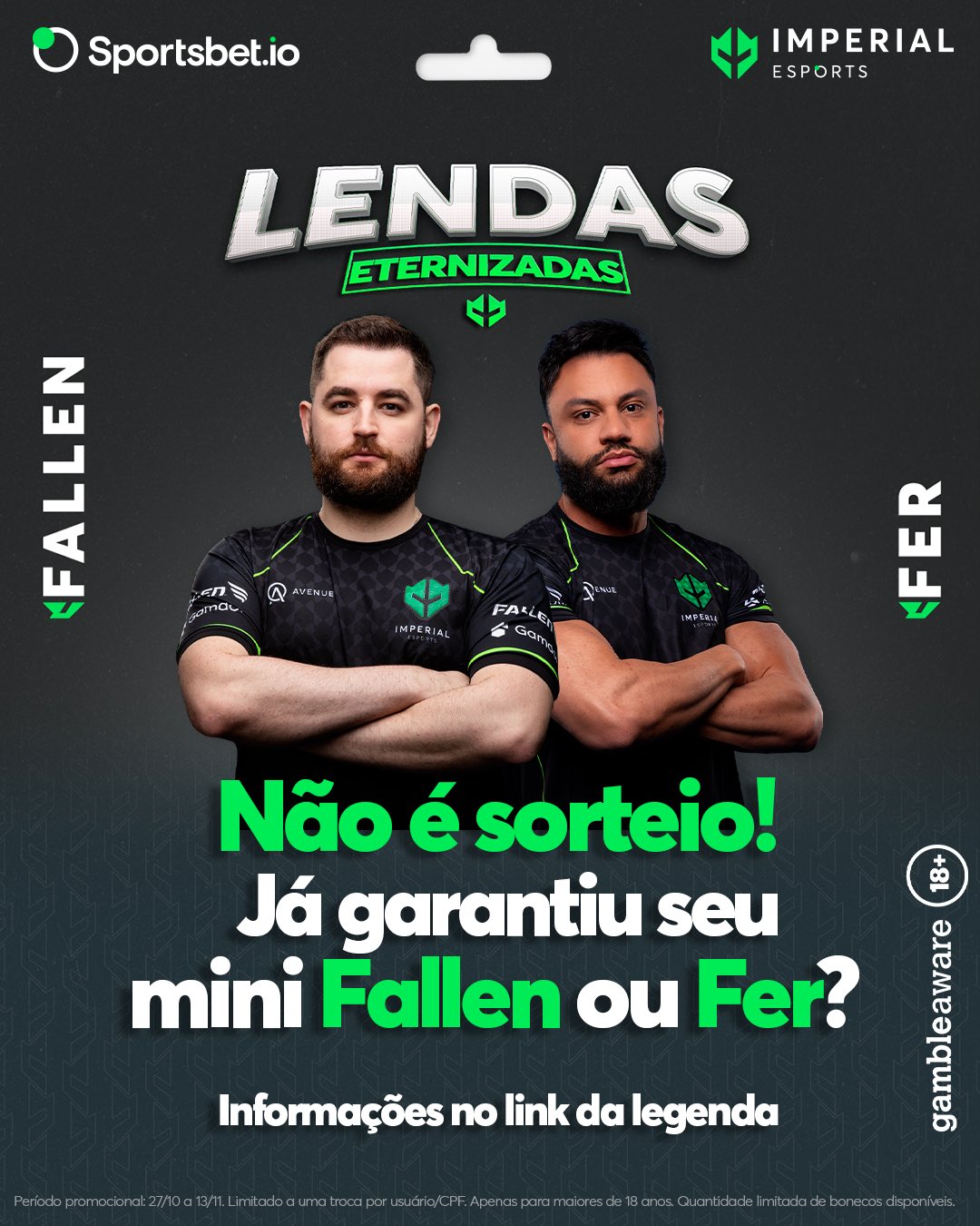 Imperial Sportsbet.io on X: Chegou a promo Missão IEM Rio na