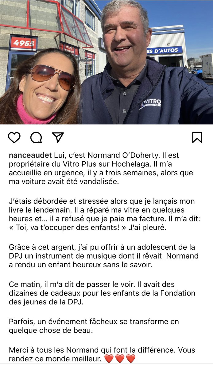 Cet homme. Cette générosité. Merci à tous les Normand de ce monde. 🙏🙏🙏