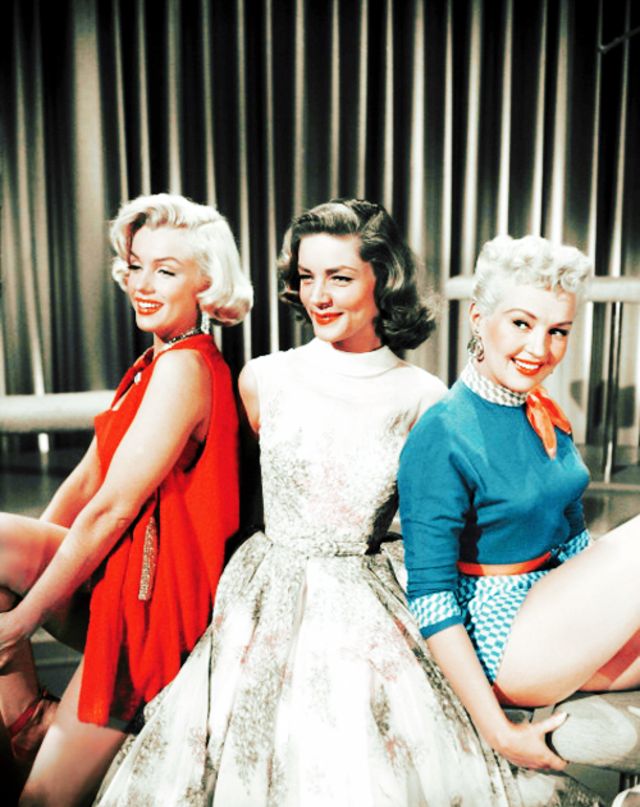 #MarilynMonroe #LaurenBacall and #BettyGrable in How to Marry a Millionaire 1953 ❤❤❤