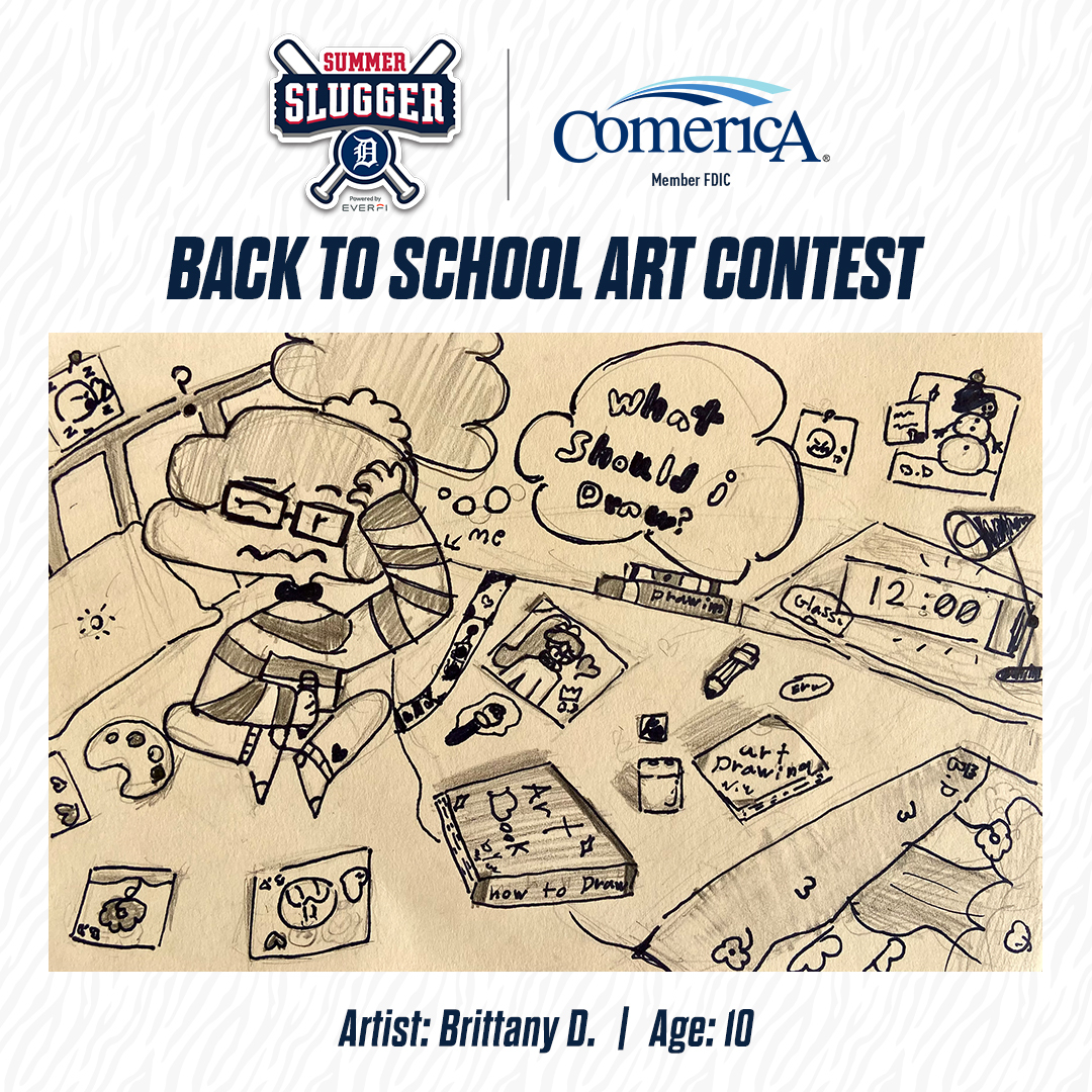 Congratulations to the winners of our Back to School Art Contest! With the help of our friends at @ComericaBank, grand prize winner Tyler and runners-up Yaidimar and Brittany have been selected and will receive cash prizes!