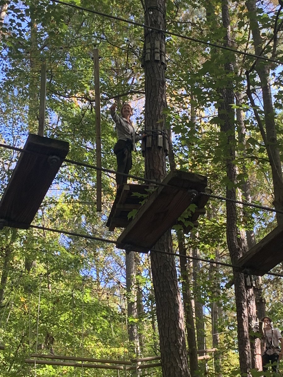 TeachlifeVB's tweet photo. @KellamHigh 9th grade Ss having a blast in the trees. Thanks to our community partner @AdventureParkVB for a great day 😊 https://t.co/lVxE8mhM8A