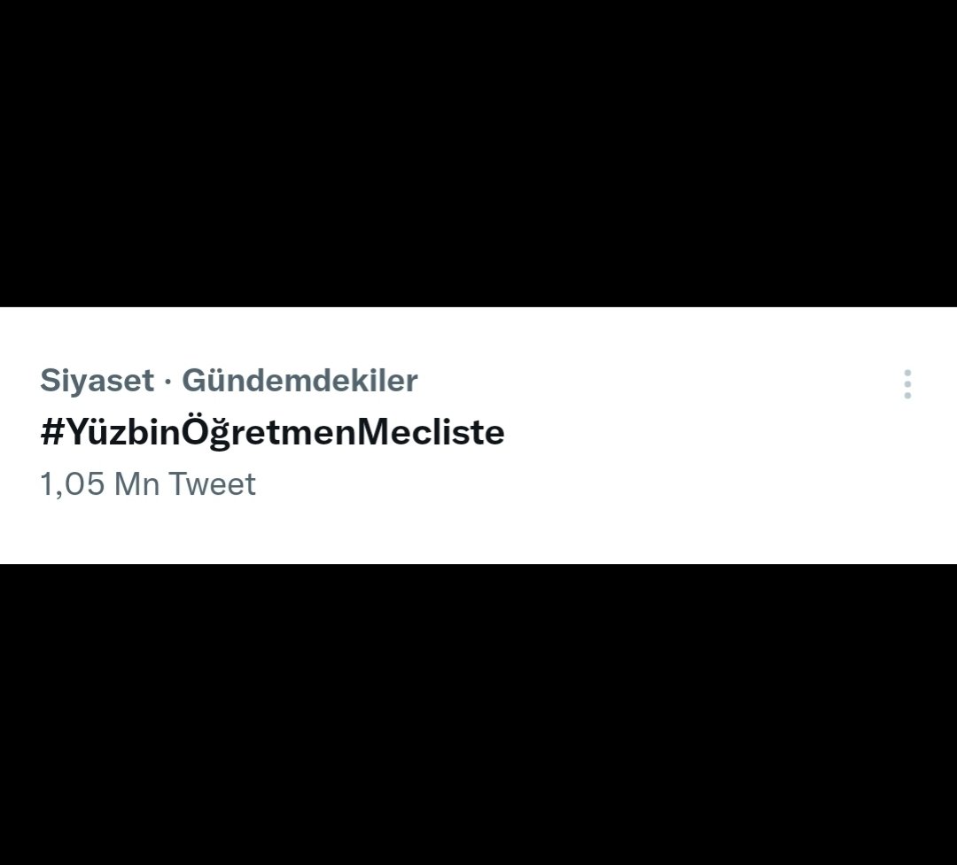 Bugün 3 öğretmen, arkadaşlarını temsilen meclisteydi. Arkadaşları ise 1 milyon tweet ile gündemde. Umarım bu yıl emeklerinizin karşılığını güzel bir atama sayısı ile aldığınız yıl olur.
 😊🙏
#YüzbinÖğretmenMecliste