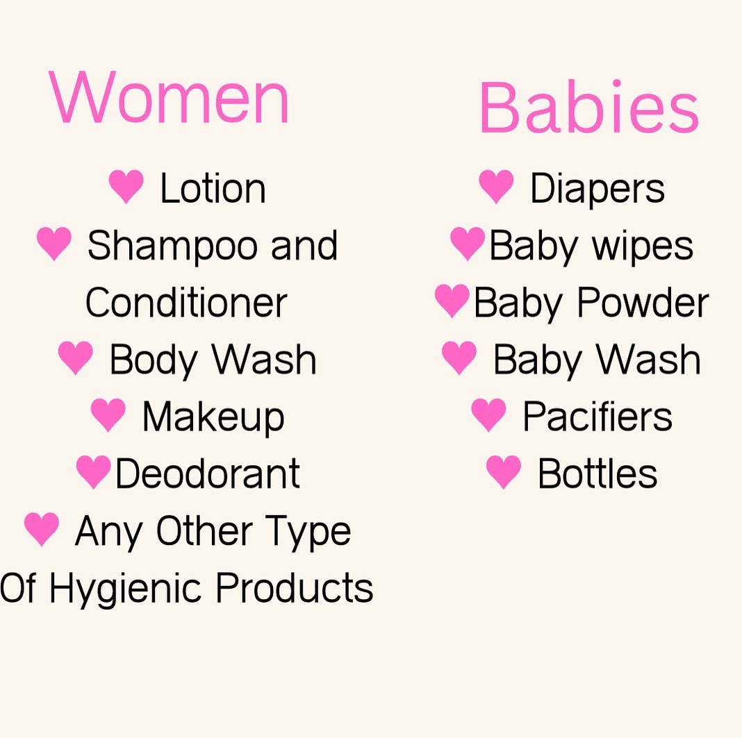 Please bring stuff for our drive to help mothers and women in need! #womensshelter 🤱🏼💗#GrapevinesWomenShelter