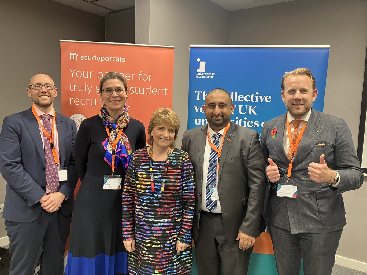 ThePIENews's tweet photo. “Don’t forget about us” @Studyportals CEO, Edwin van Rest appeals to UK universities to continue to engage with Europe and revaluate their recruitment strategy #WAWS #intled https://t.co/a22ozNzQUr