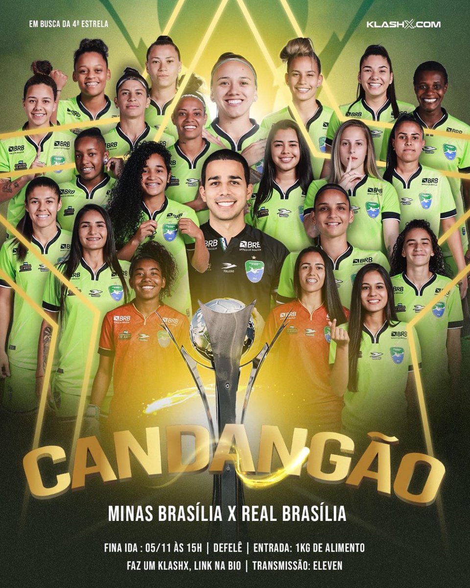 minasbrasiliaff's tweet photo. 🇸🇱FINAL IDA | CANDANGÃO 2022🇸🇱
⚽️ MIN x REAL
🗓 Sábado dia 05/11
⏰15:00h
🏟 Defelê
📺 Transmissão Eleven
🎟️ Entrada 1kg de alimento não perecível.
✨💚💙🇸🇱
#RespeitaAsMinas #acasadabase https://t.co/gjKWup7pdf