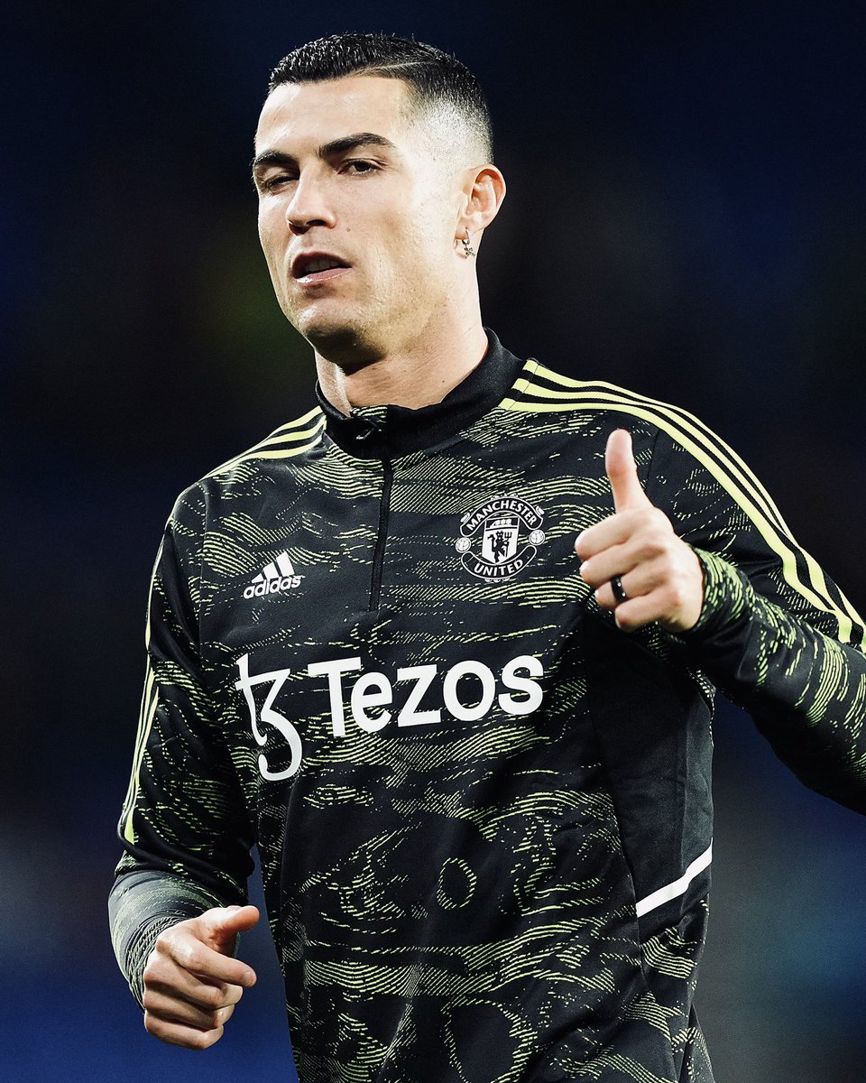 ManUtd's tweet image. Ready to lead the line.

7️⃣ @Cristiano 

#MUFC || #UEL